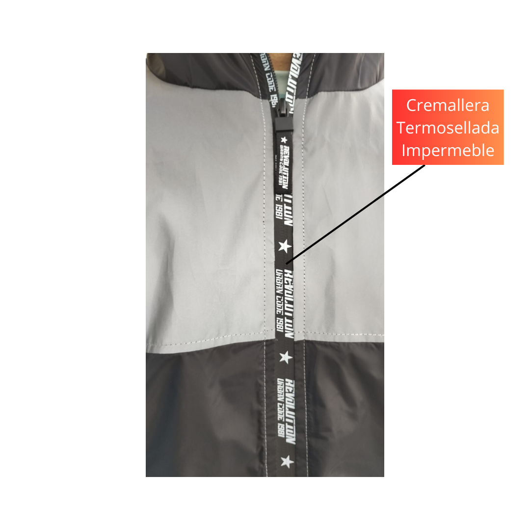 Chaqueta Rompevientos Reflectoras Bicolo