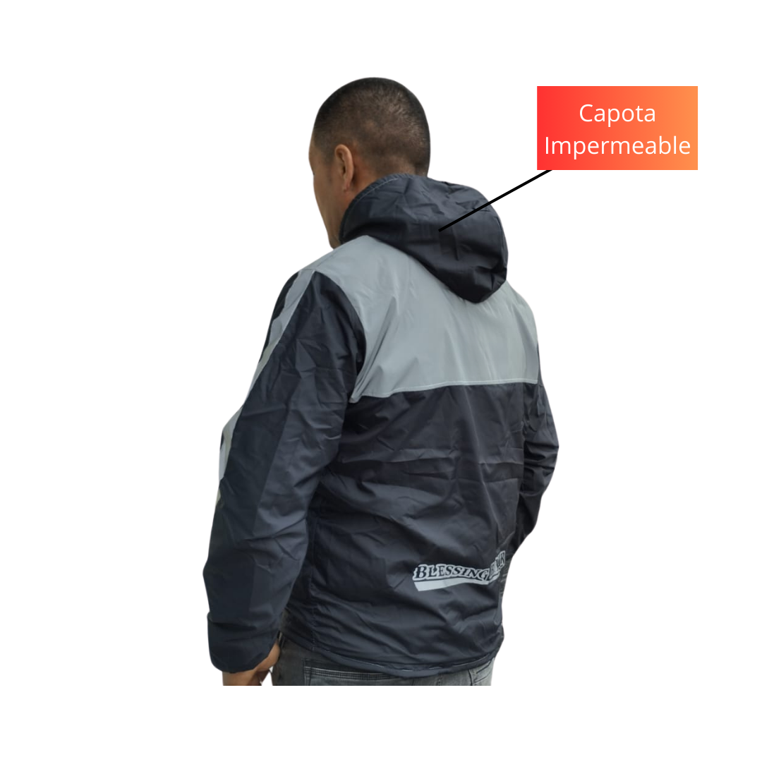 Chaqueta Rompevientos Reflectoras Bicolo